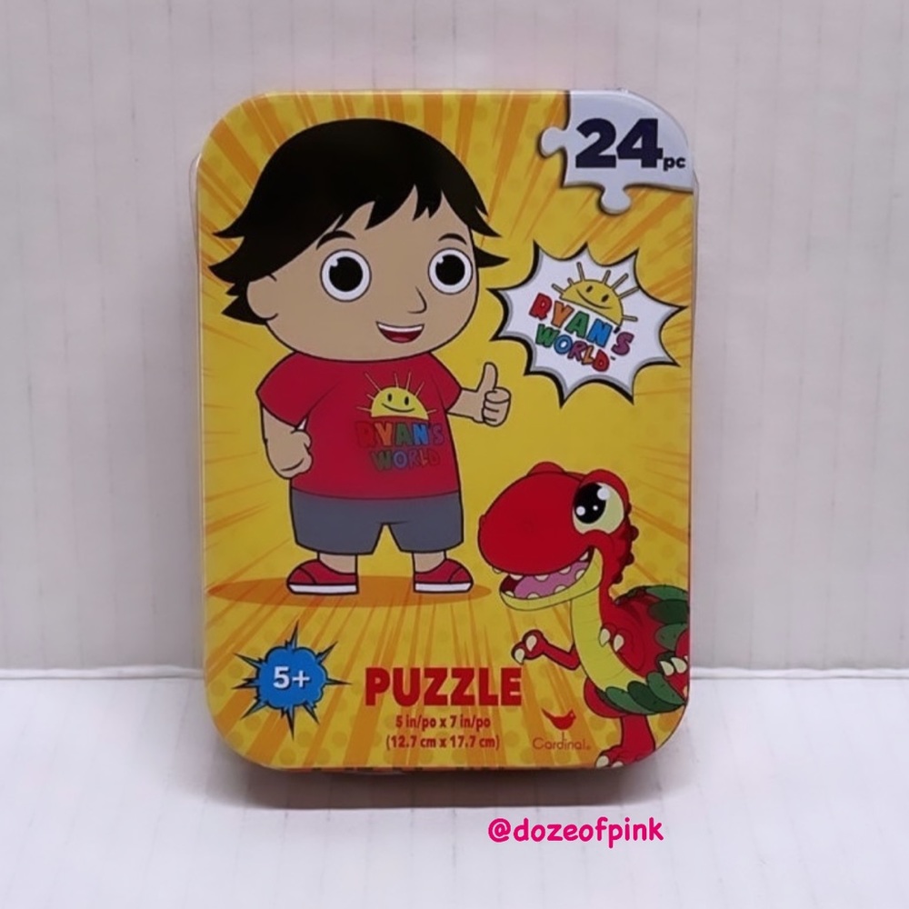 Ryans World 24 piece tin box puzzle